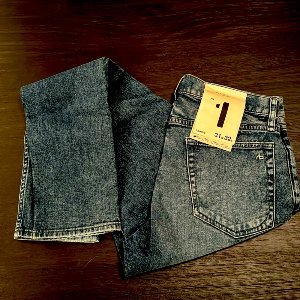 BRAND NEW men’s rag and bone jeans
